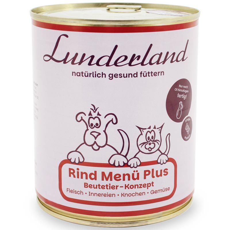 Lunderland Rind Menü Plus Dose 800g