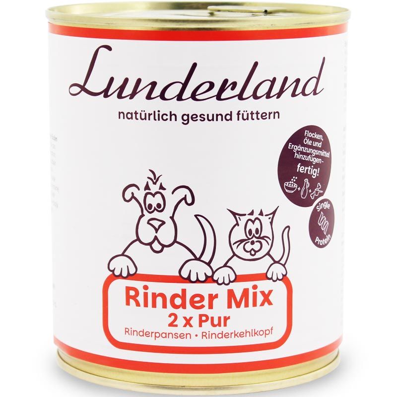 Lunderland Reinfleisch-Dose Rinder-Mix 800g