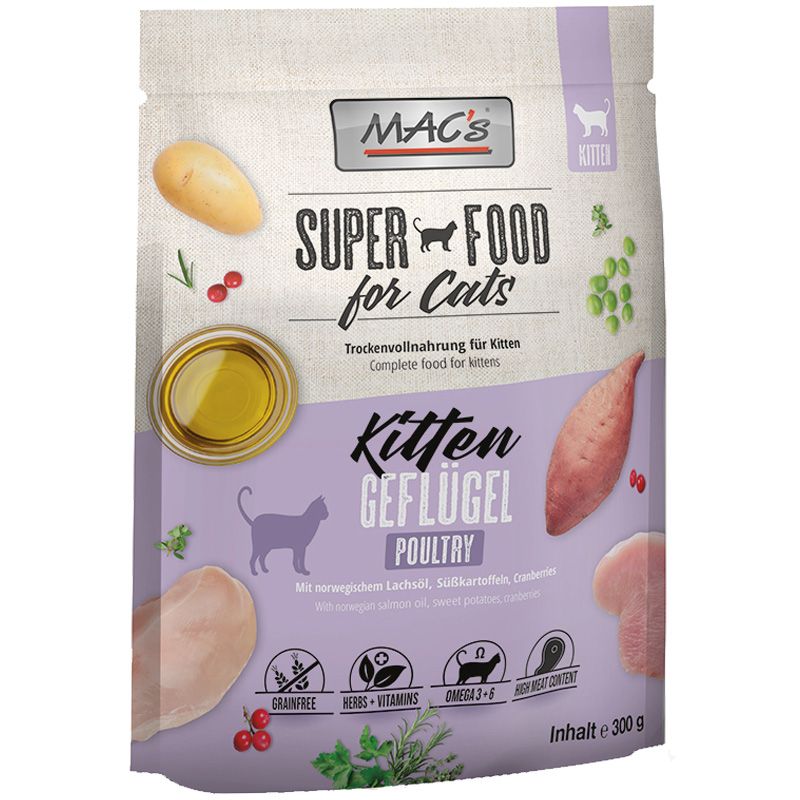 Macs Cat Kitten Geflügel 300g