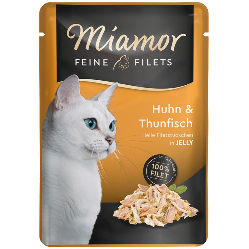 Miamor Feine Filets PB Huhn + Thunfisch in Jelly 100g