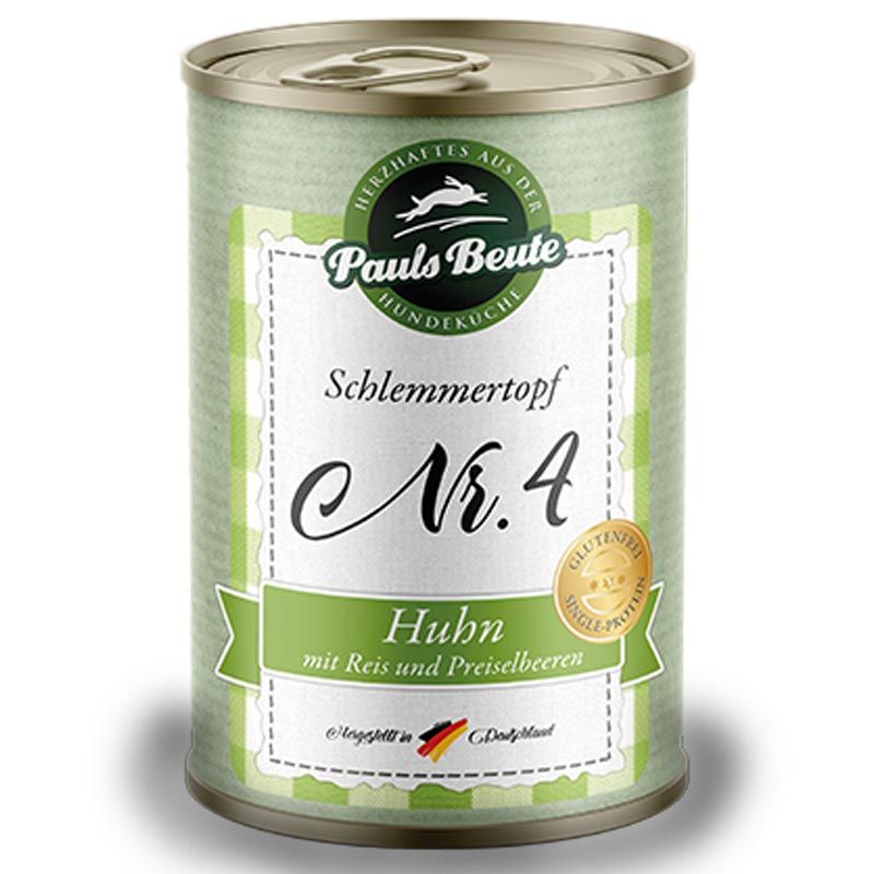 Pauls Beute Schlemmertopf Nr. 4 mit Huhn 400g