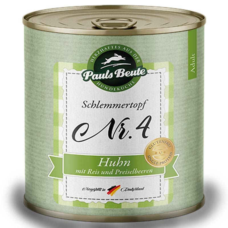 Pauls Beute Schlemmertopf Nr. 4 mit Huhn 800g