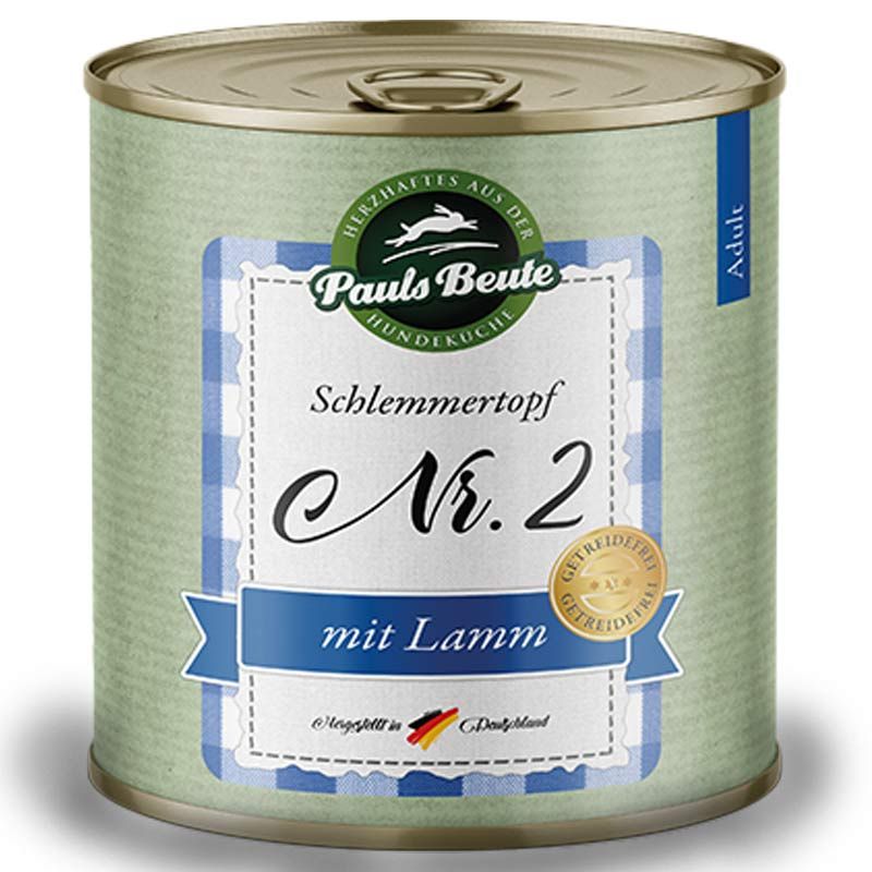 Pauls Beute Schlemmertopf Nr. 2 mit Lamm 800g