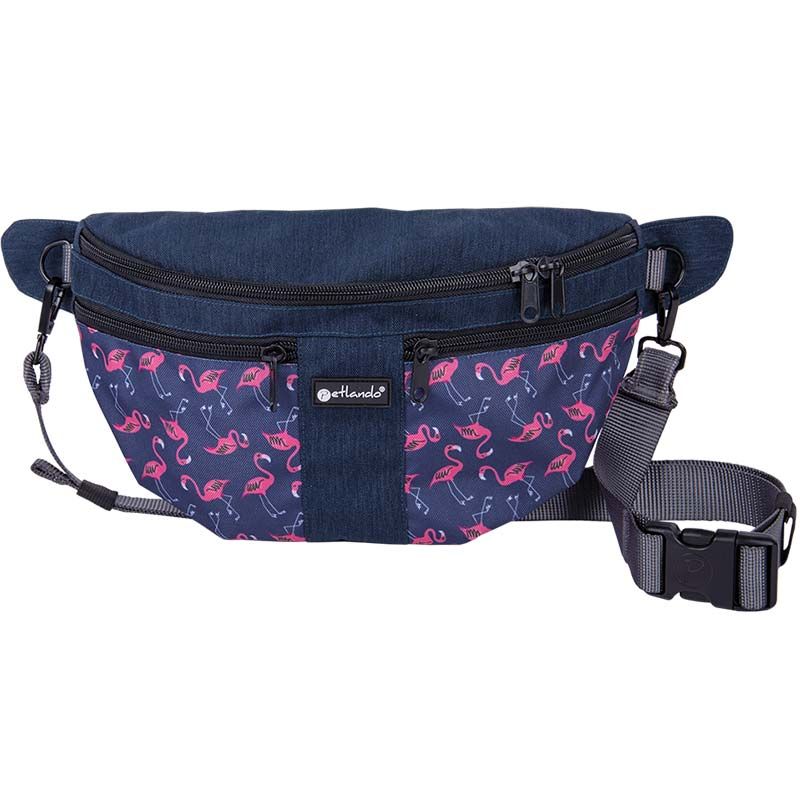 Petlando Happiness 2025 Crossbag, 30x20x7cm, Flamingos