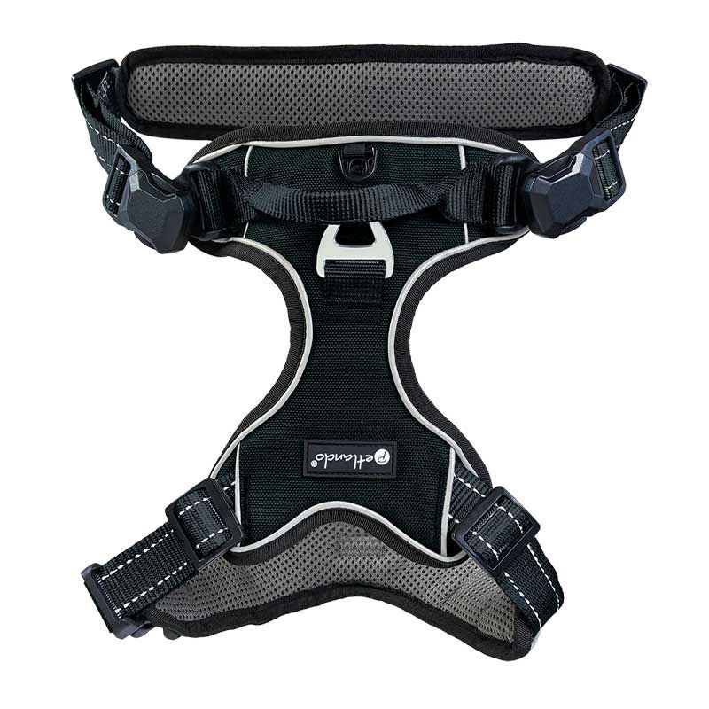 Petlando Magnetech Geschirr, XS, anthrazit/schwarz