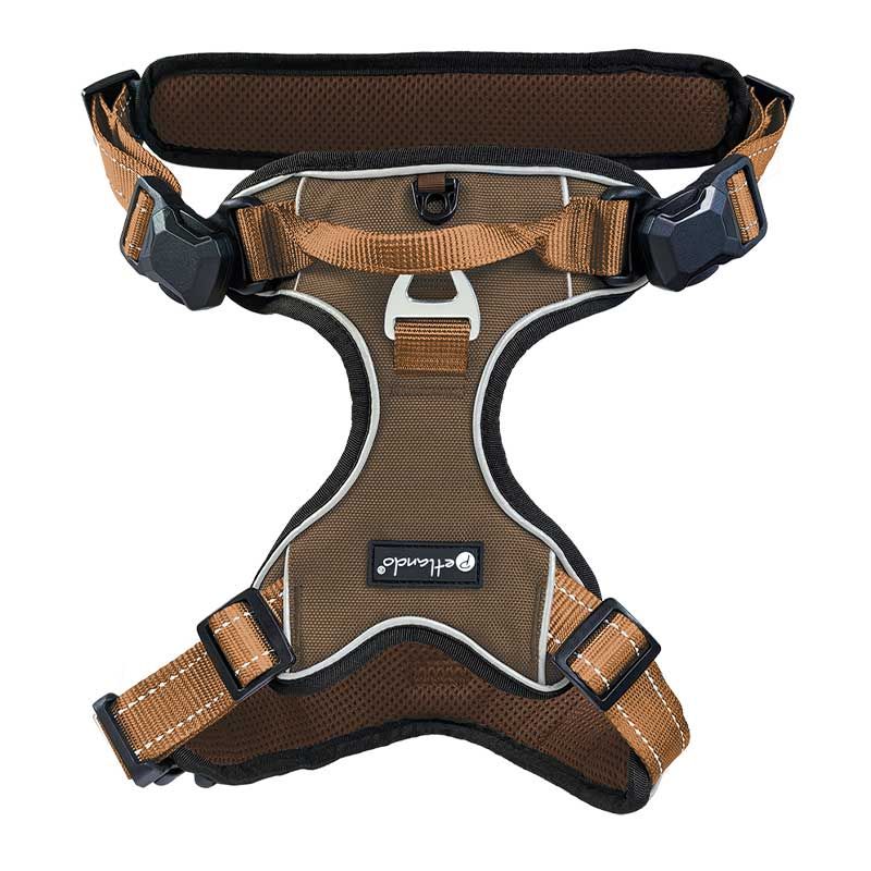 Petlando Magnetech Geschirr, XS, mokka/cognac