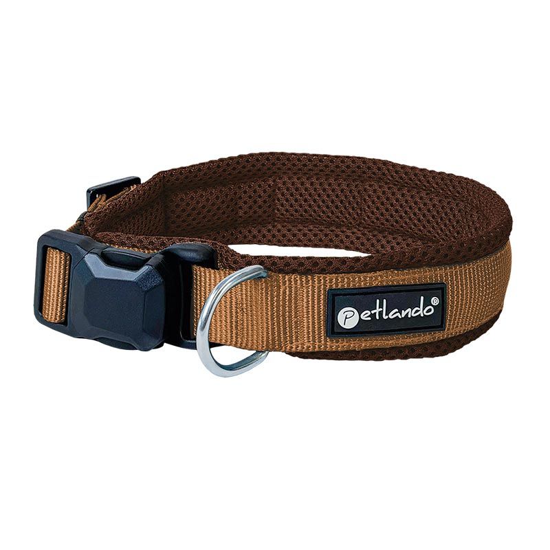 Petlando Magnetech Halsband, XXXS:25-30cm/1,5cm,mokka/cognac