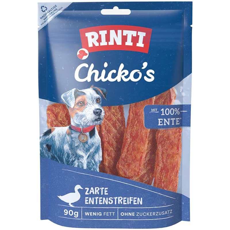 Rinti Snack Chickos Entenstreifen 90g