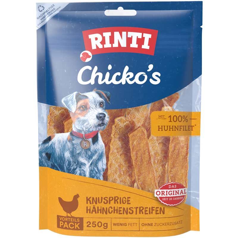Rinti Snack Chickos knusprige Hähnchenstreifen 250g