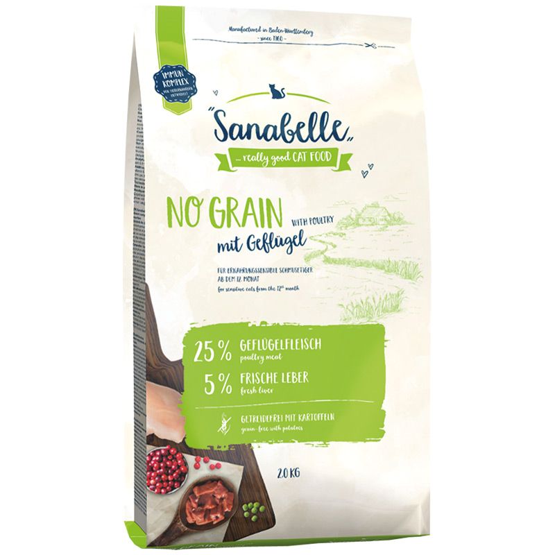 Sanabelle No Grain mit Geflügel 2kg