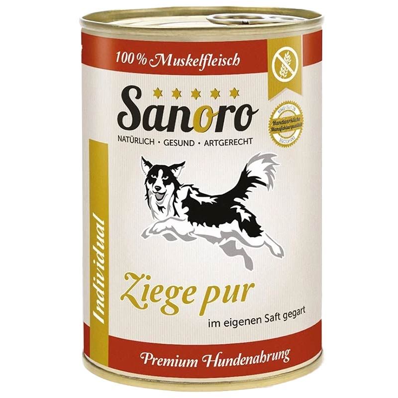 Sanoro Pures Muskelfleisch Ziege pur 400g