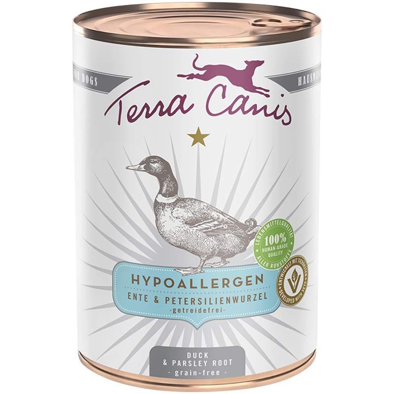 Terra Canis HYPOALLERGEN Ente mit Petersilienwurzel 400g