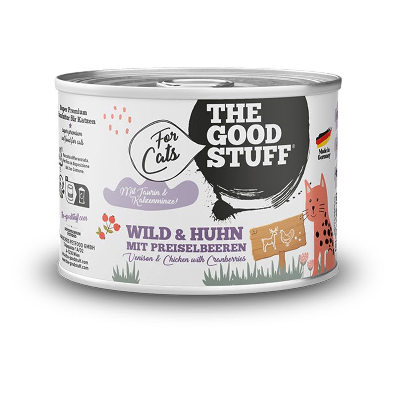 The Goodstuff Katze Wild + Huhn + Preiselbeeren 200g