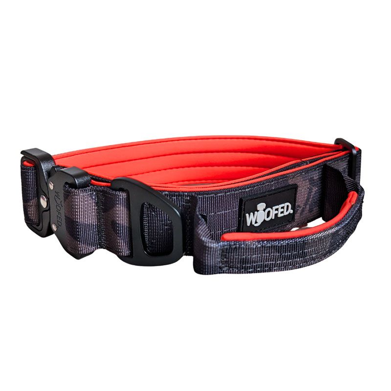 Woofed Nylon Tactical,Halsb.,Griff,Gr.M 4 cm, signal camo