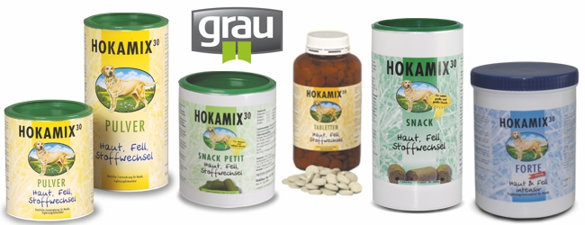 Grau Hokamix Ergänzungsfutter, Futterergänzung für Hunde bei Futterfreund kaufen