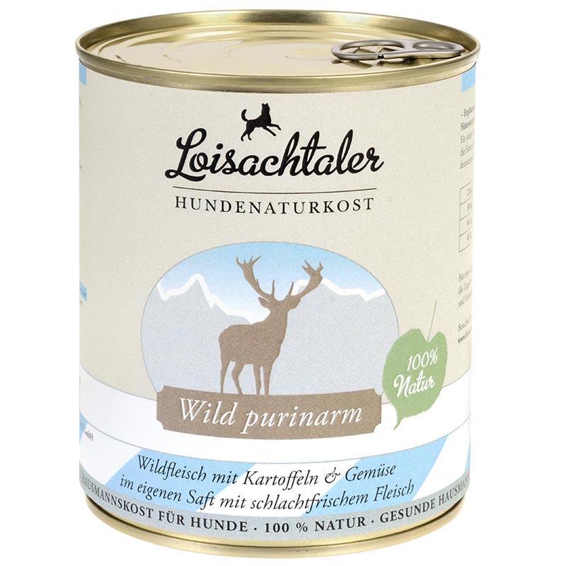 Loisachtaler Wild purinarme Ernährung beim Hund