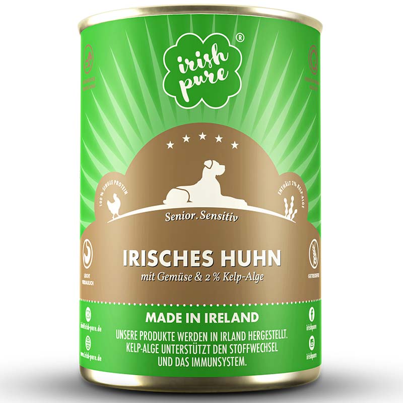 Nassfutter Dose Irish Pure Huhn Senior